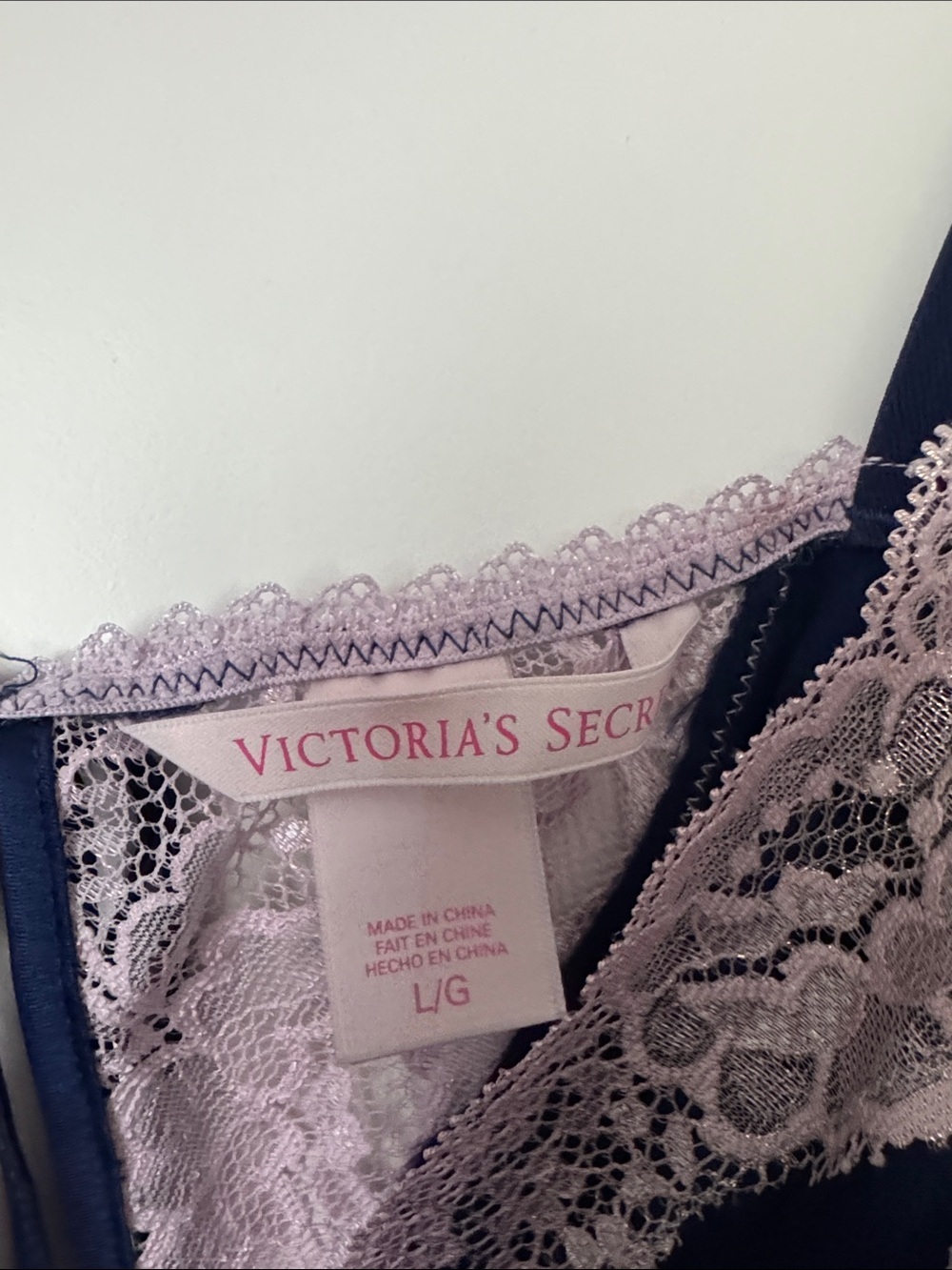 Victoria’s Secret Satin Lace Tie Back Detail Cami and Shorts Set - Picture 3 of 12